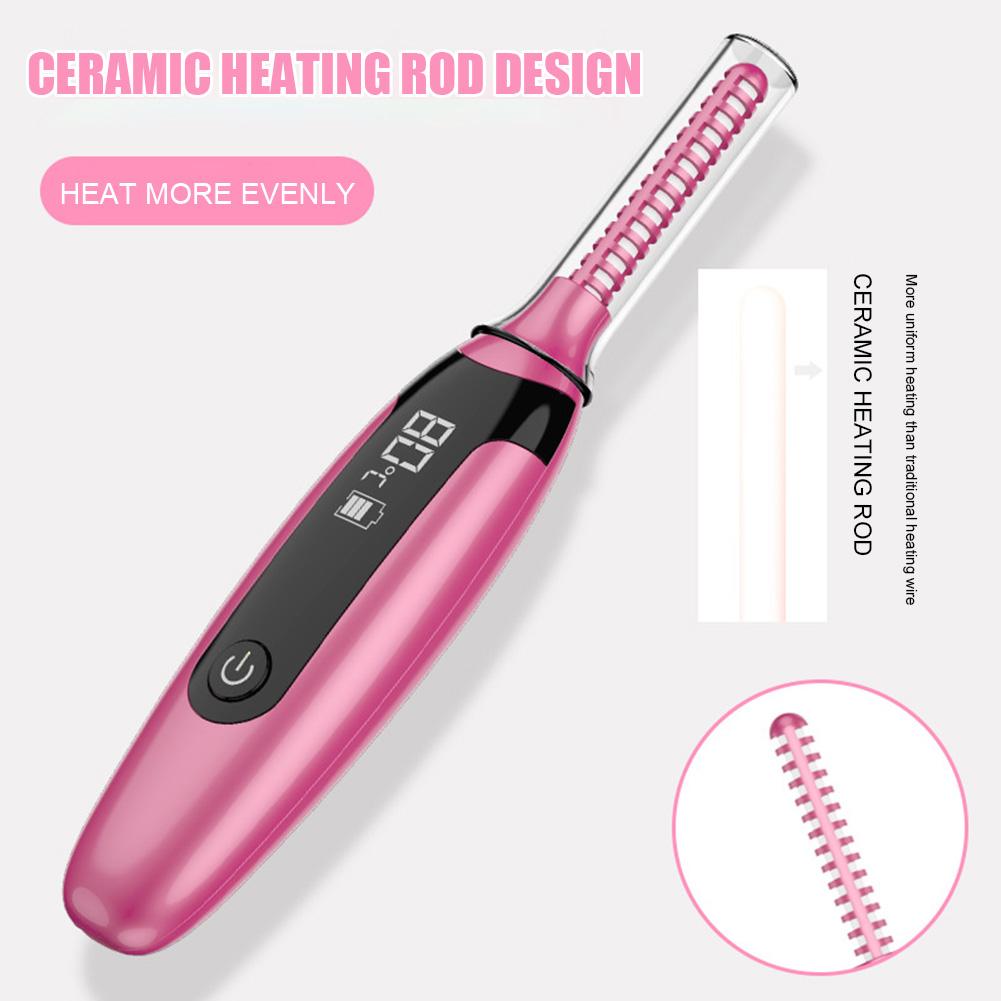Электрические щипцы для завивки ресниц с подогревом, 48 часов, долговечные щипцы для завивки ресниц с подогревом для макияжа, электрические щипцы для завивки ресниц с подогревом