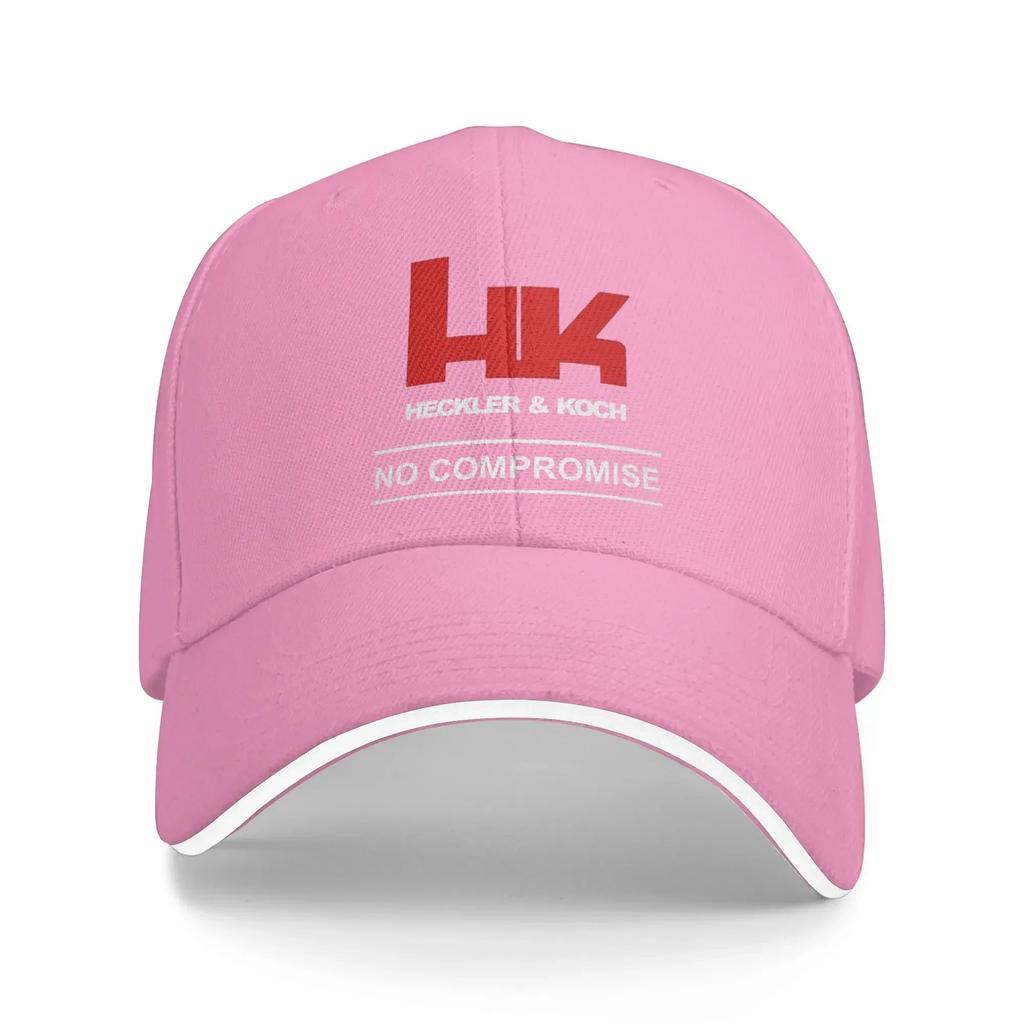 Летняя бейсболка Heckler & Koch Firearms Без компромиссов с классическим принтом HK Кепка от солнца Женская Мужская Высококачественная Snapback
