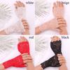 Fashion Half Finger Dance Lace Gloves Short Gloves Driving Gloves Fingerless Mittens