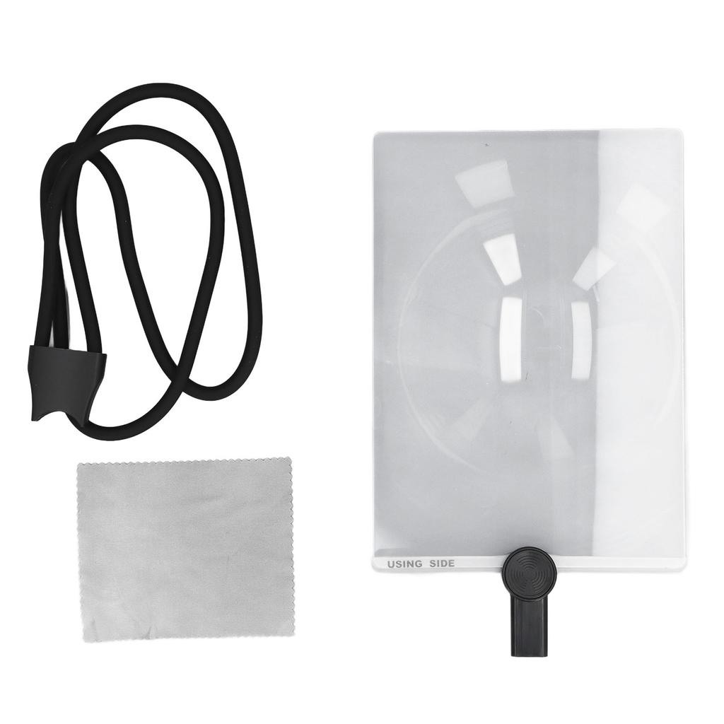Neck Wear Magnifier 3X Magnification Handheld Desktop Neck Hanging Magnifying Glass Gooseneck High D