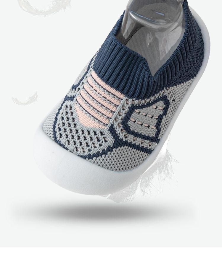 Soft Sole Non-Slip Breathable Sock Shoes for Baby Toddlers - Slip-On Design for Boys & Girls, Perfect for Spring & Summer