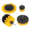 4 шт. Щетка-насадка для дрели Power Scrubber 1/4 дюйма Шестигранный хвостовик PP Инструмент для чистки ванны раковины