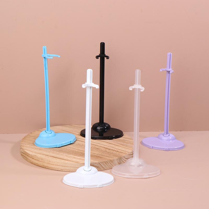2Pcs Transparent Stand Support For Dolls Holding Clear Color Toy Figure Display Holder 1/6 Doll Prop Up Mannequin Model