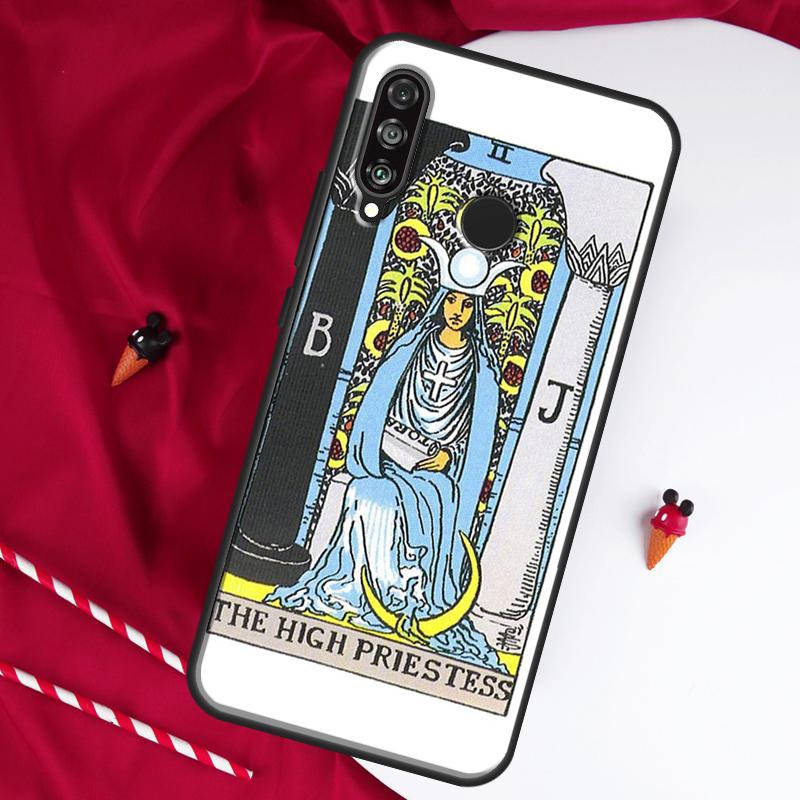 moon Tarot Mystery totem For Huawei Nova 12i 11i 8i 12s 9 10 SE Y90 Y60 Y70 Y72 Y61 Y91 P20 P40 P30 Lite P60 Pro Case