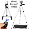 100cm/130cmLong Tripod Bluetooth Remote Control Self-Timer Shutter Clip Holder Tripod Sets Kit Gift