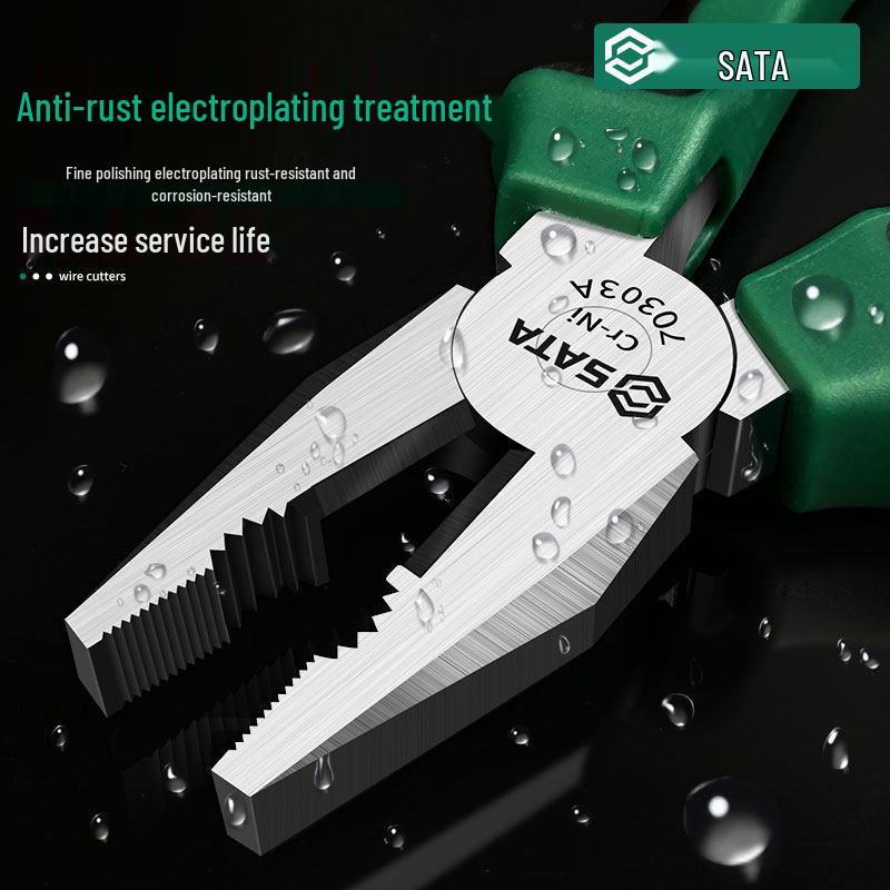 Sata Изогнутые острогубцы из углеродистой стали