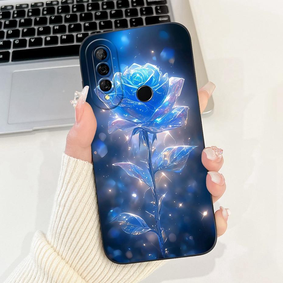 Beautiful Floral Painting Phone Case For Huawei Y6P 2020 / Y7P 2020 Soft Silicone Shockproof Cover For Huawei Y6p Y7p Bumpers