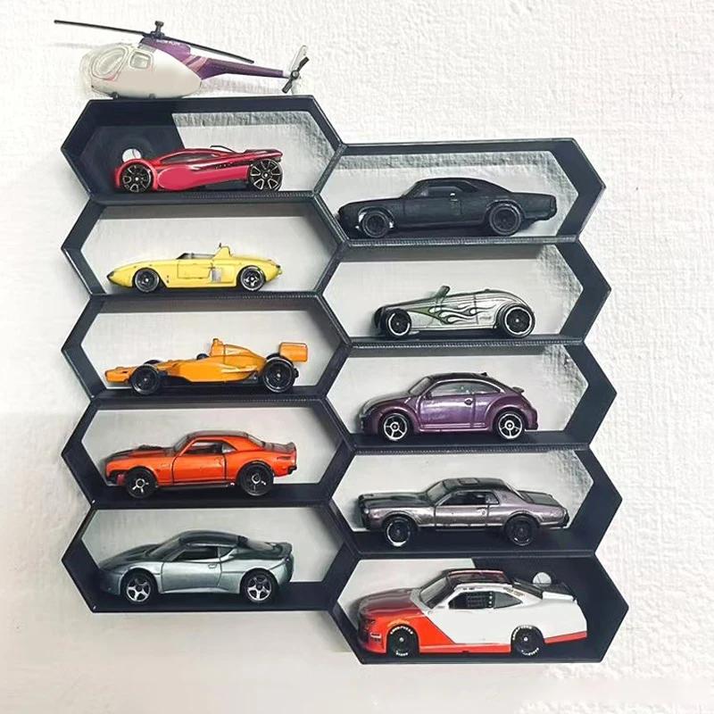 3D Печать Автомобиль Модель Дисплей Стойка Креативный 10 Секций Автомобили Модель Хранение Коробка Экономия Места Большая Вместимость Коллекция Держатель для Демонстрации*