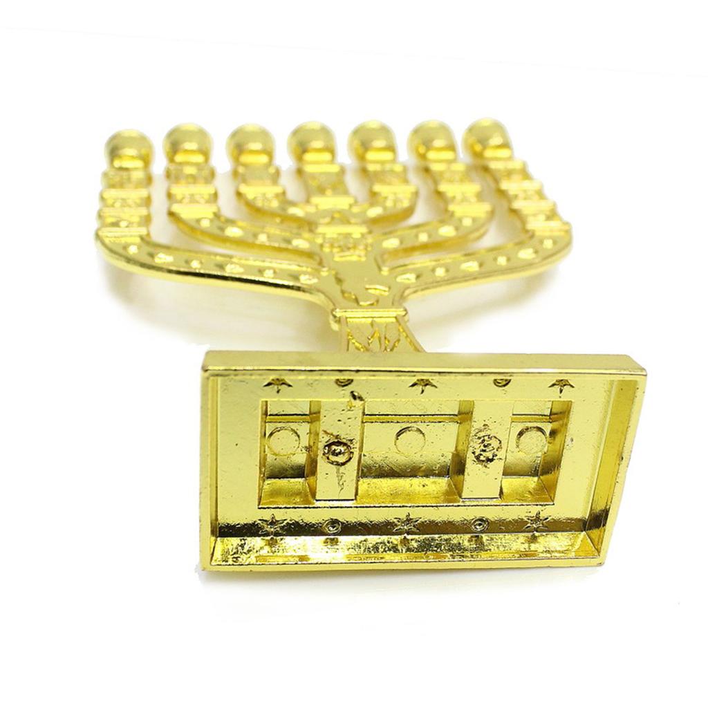 Конический подсвечник настольный 7-свечной подставки центральный элемент для Хануки подсвечник менора Грааль орнамент религиозный