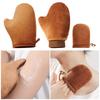 Self-Tanning Mitt Double-Sided Body Lotion Glove Applicator Waterproof Wear Resistant Quick Dry Flocking Glove Makeup Applicator