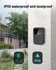 Wireless video doorbell (WiFi smart doorbell) supports two-way communication and provides video monitoring at the front door for home security.