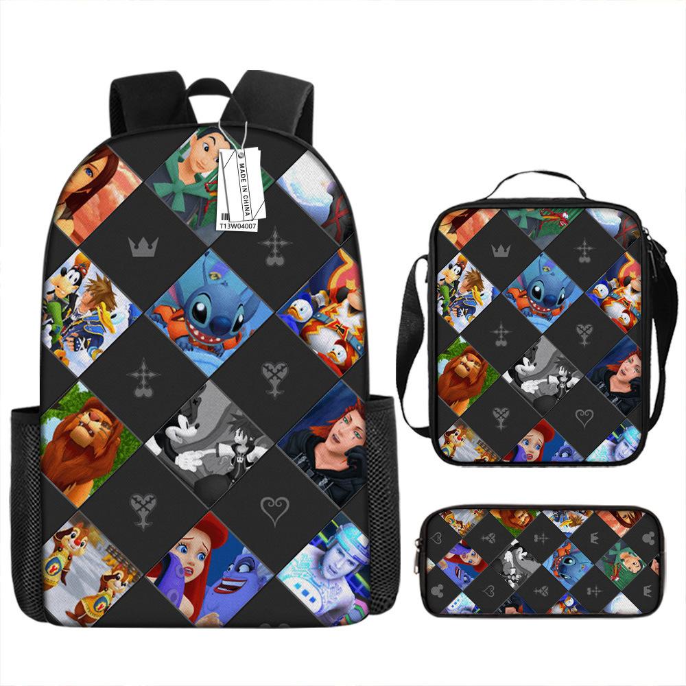 Аниме-рюкзак Kingdom Hearts, европейский и американский школьный рюкзак.