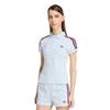 Поло Adidas с 3 полосками - Crystal Sky: Бордовый / Kd3698
