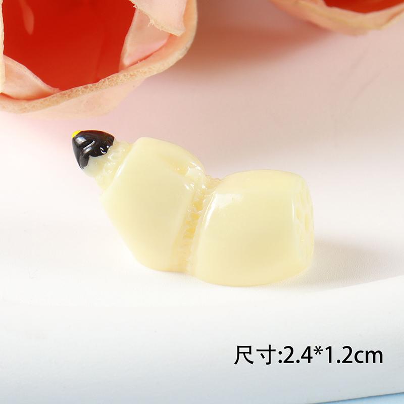 5 шт. искусственные фрукты смоляные украшения мини еда овощи кончики пальцев мини поделки своими руками заколки для волос чехол для телефона смоляные аксессуары