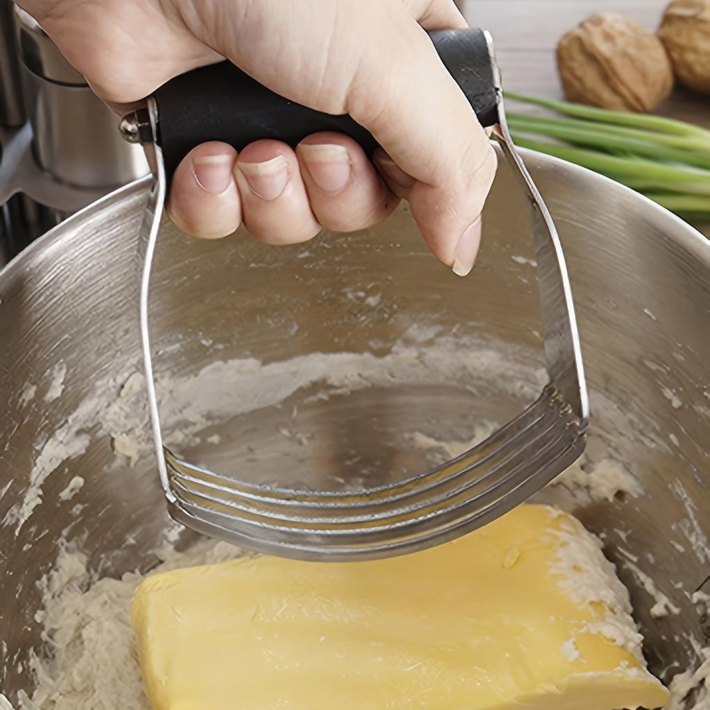 1pcs, Professional Dough Blender with Heavy Duty Stainless Steel Blades - Baking Tools and Kitchen Gadgets