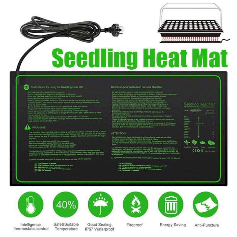 New Seedling Heating Mat Waterproof Plant Seed Germination Propagation Clone Starter Pad Plant Propagation AC220V 60x30cm