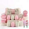 40 PCS Makeup Tool Kits With Travel Cosmetic Bag Dry Wet Dual Purpose Full Set Beauty Makeup Brush Puff Combination Full Face