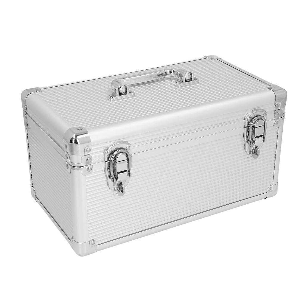 Ящик для инструментов из алюминиевого сплава, грузоподъемность 40 кг, ударопрочный алюминиевый кейс для переноски с застежкой-замком безопасности