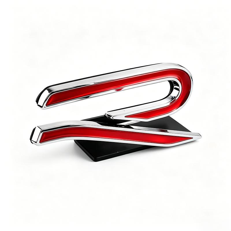 3D Metal R logo Sticker Car Rear Trunk Body Emblem Sticker For VW Golf 5 6 7 MK7 MK6 Polo Jetta CC Beetle Passat Tiguan Hub Cap zd4