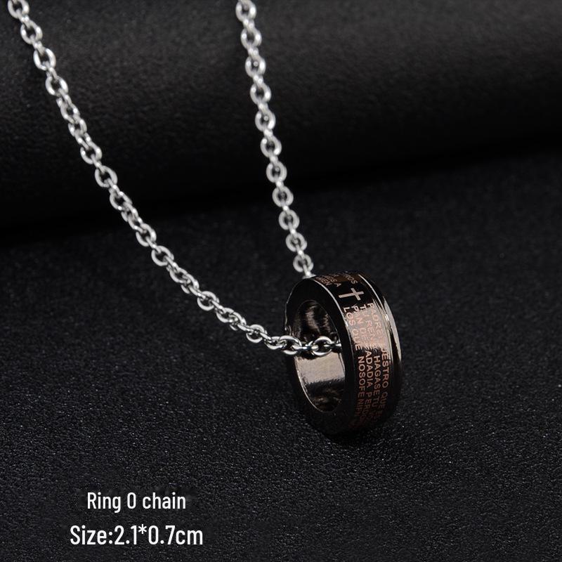 Модное унисекс-ожерелье из титановой стали с подвеской-свистком в стиле хип-хоп