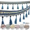 11.5 Meter Curtain Tassel Fringe Edging Lace Trim Garment Curtain Cushion Decor Sewing Accessories DIY Upholstery Crafts