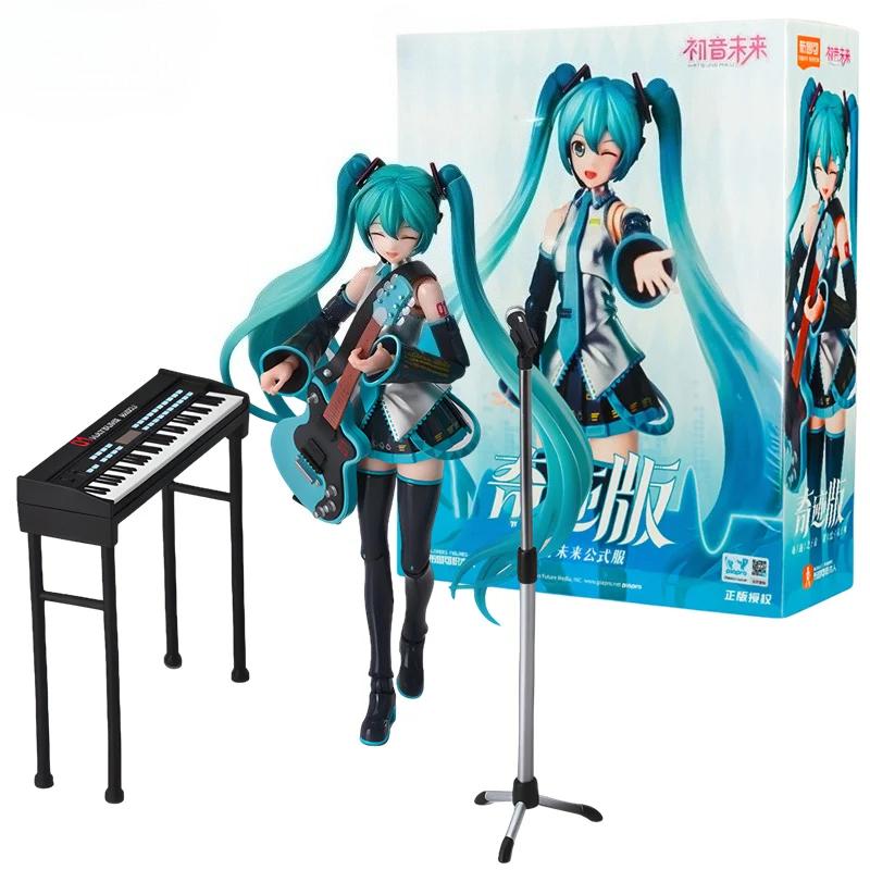 New Original Hatsune Miku Miracle Edition Action Figures Official Costume Display Movable Joints Decoration Collection Toys