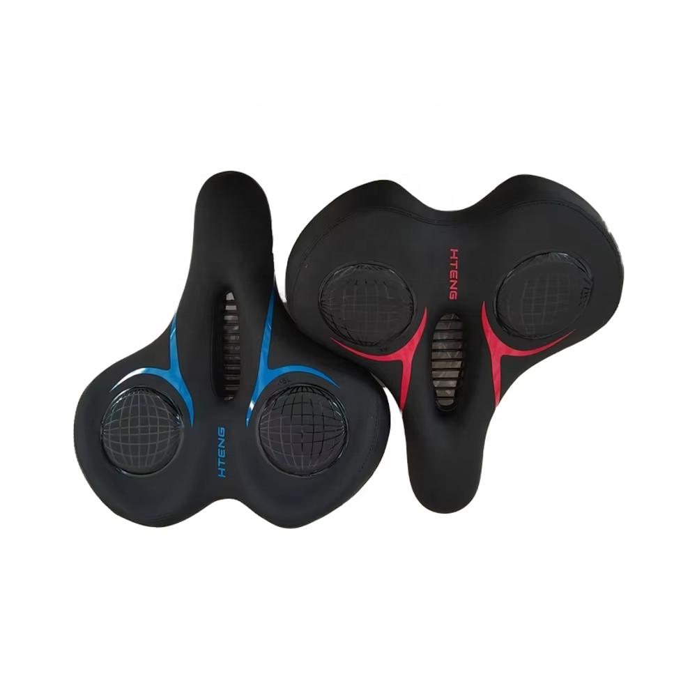 Custom Large-sized PU Gel Bike Seat for Bicycles and Electric Vehicles with Strong Support & Ventilation Function