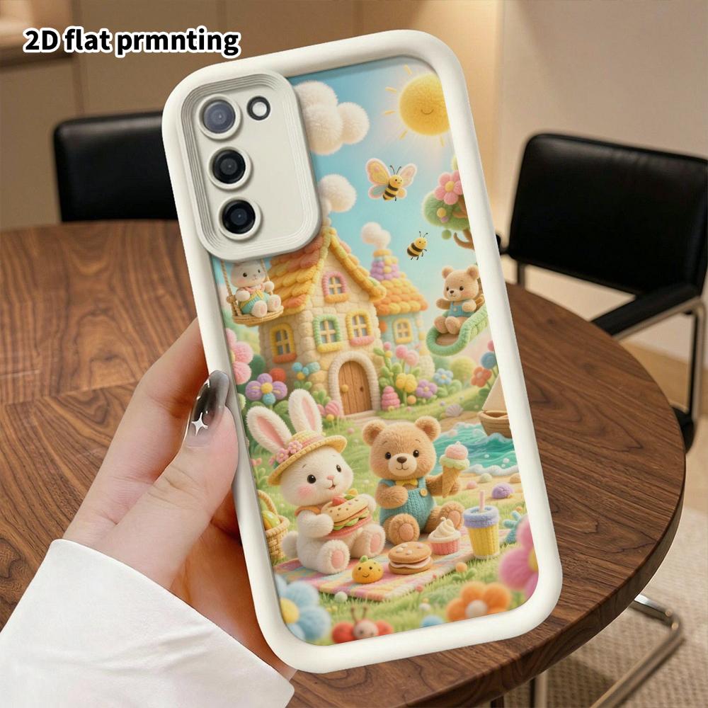 Phone Case: 2D flat, suitable for Samsung Galaxy A34 A35 M05 M06 S20 S22 S21 FE Plus 5G protective case, perfect for garden picnics, Christmas, Hallow