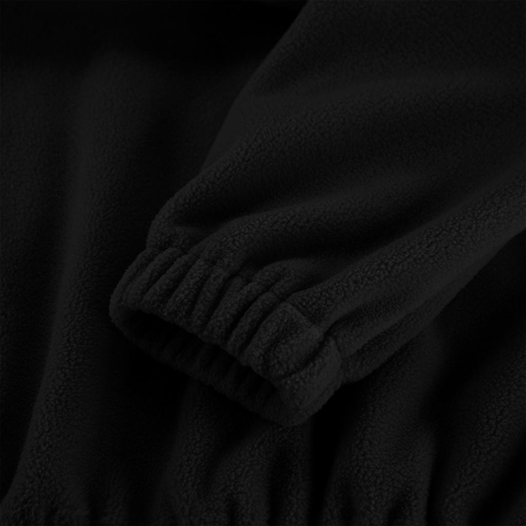 Женский модный и повседневный флисовый топ с длинным рукавом однотонной расцветки