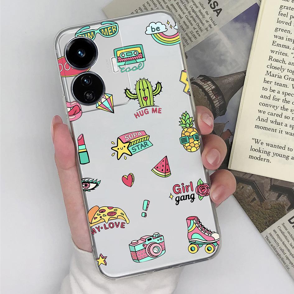 Чехол для телефона Vivo Y9s Y77e Y90 Y91C Y55 Y51 Y52 Y73 Y75 Y83 Y97 Модный персональный противоударный чехол Прозрачный мягкий силиконовый ТПУ для бампера Vivo