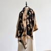 Luxury Brand Winter Cashmere Scarf for Women - Tasseled Grid Printed Shawl, Warm Pashmina Wrap & Foulard Poncho