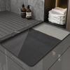 1PC Bathroom Absorbent Floor Mat Diatom Mud Upholstered Toilet Foot Mat Toilet Non-Slip Quick Drying Floor Mat Home Decor