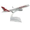 16 см Модель самолета Airbus 320 авиакомпании Air Arabia Металлическая литая коллекционная сувенирная модель самолета 1/400 Масштаб самолетов