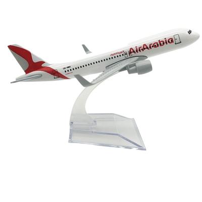 16 см Модель самолета Airbus 320 авиакомпании Air Arabia Металлическая литая коллекционная сувенирная модель самолета 1/400 Масштаб самолетов