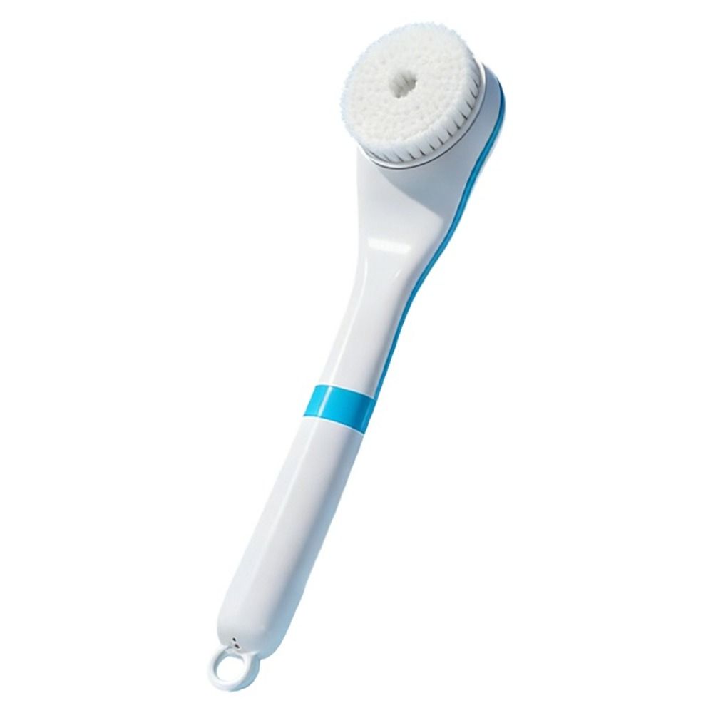 Long Handle Electric Bath Brush Portable Back Rub Bath Brush Soft Hair Bath Brush Dorm Room