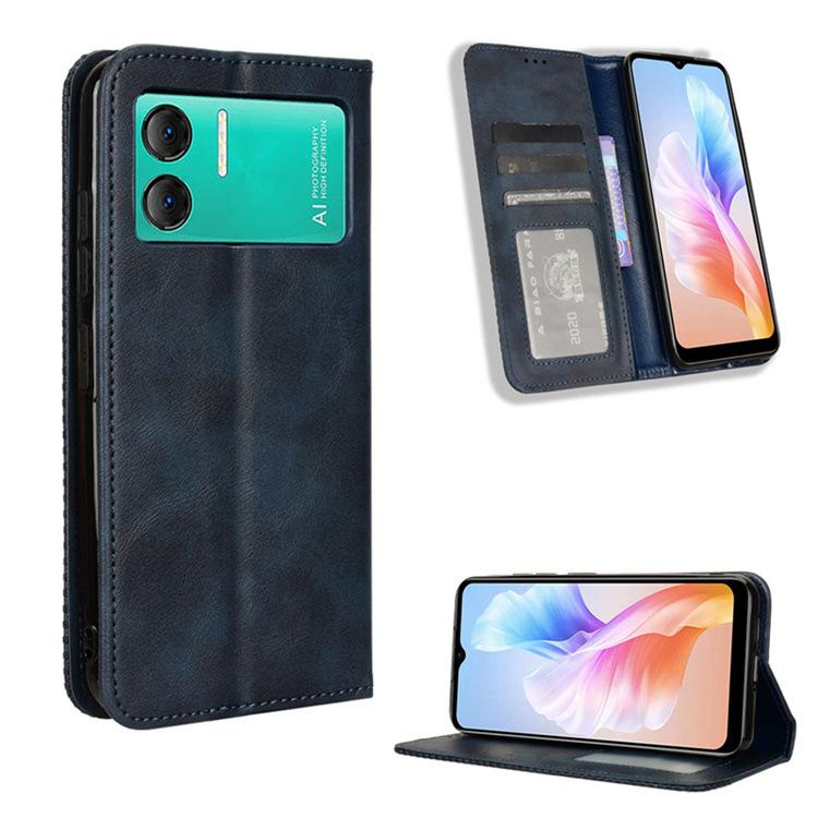 Флип-чехол для Doogee X98 / X98 Pro Кожаный чехол [Flip Vintage Leather] Кошелек Противоударный Прочный Ретро Чехол Для Телефона