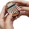 1pc, 8 Key Mini Kalimba High Quality Exquisite Finger Thumb Piano Marimba Musical Good Accessory Pendant Gift
