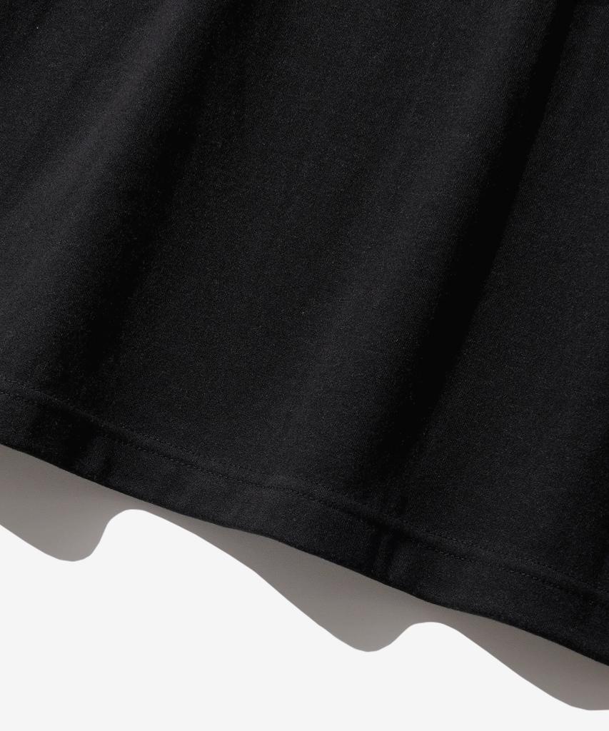 FP142 Double Cotton Two-Tone Collared Short Sleeve T-Shirt Black Sjst1412
