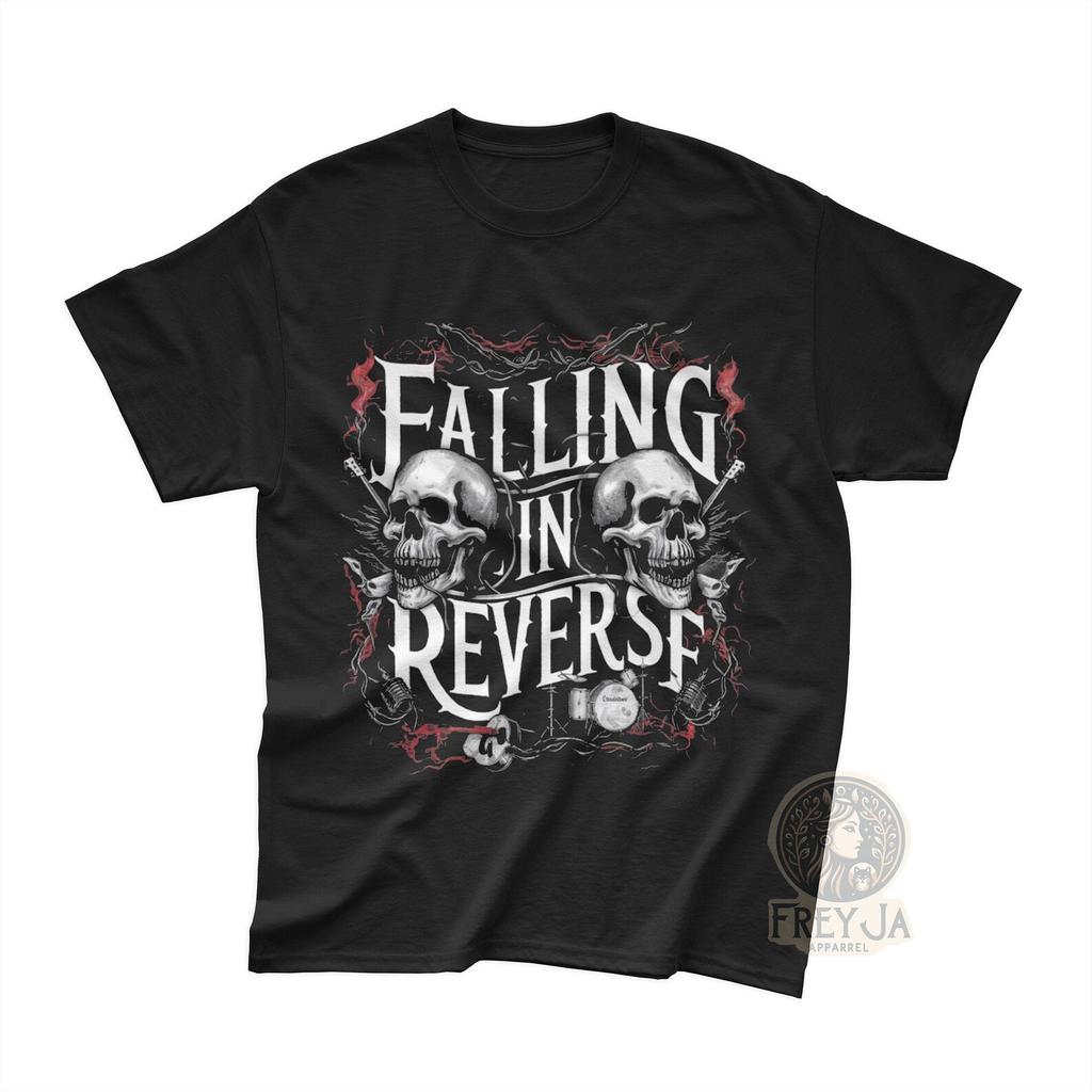 Футболка Falling In Reverse - Унисекс Футболка Рок-группы - Рубашка в Рокерском Стиле - Одежда для Концерта Подарок - Мерч Falling In Reverse