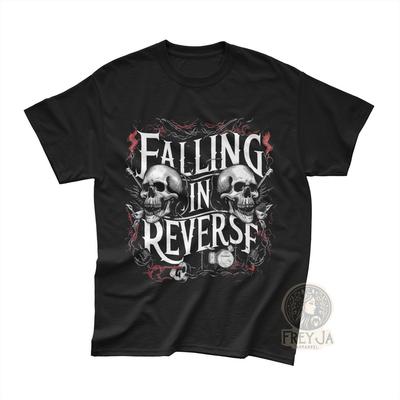 Футболка Falling In Reverse - Унисекс Футболка Рок-группы - Рубашка в Рокерском Стиле - Одежда для Концерта Подарок - Мерч Falling In Reverse