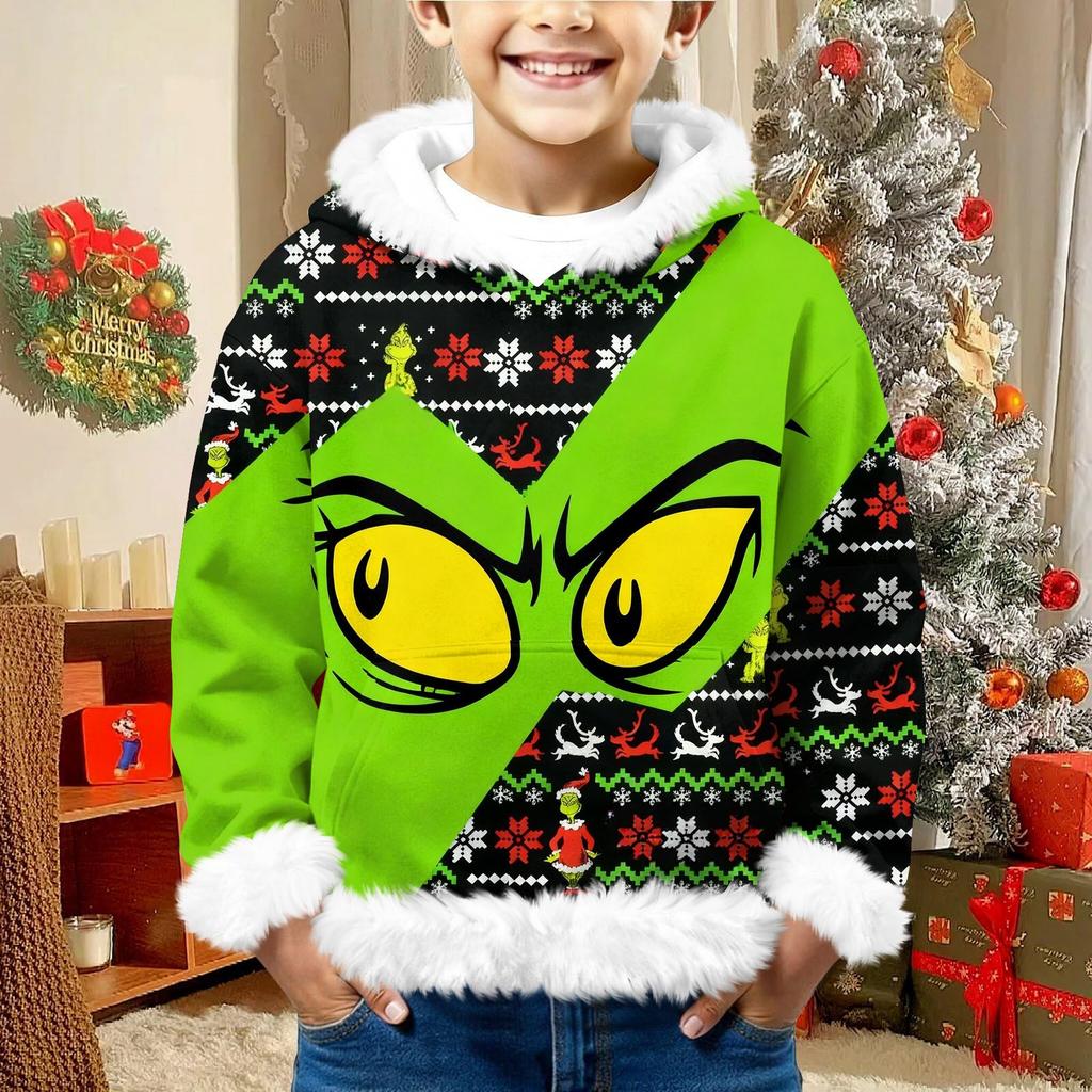 Детский свитшот для девочек и мальчиков, с длинным рукавом, легкая повседневная толстовка с капюшоном, свободный удобный свитшот