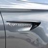 V8 BITURBO 4matic+ Пара Боковых Эмблем из АБС-пластика Серебристо-Черная Наклейка с Узором из Углеродного Волокна для AMG A B C E S G Класса Автомобильные Аксессуары