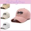 Brim Cotton Curved Cap With Embroidery Adjustable Strap Men Women Use Outdoor