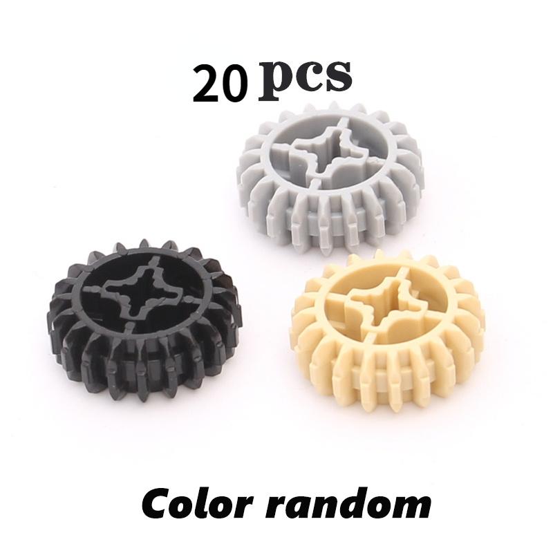 Серия MOC Gear Поворотная платформа с шестернями Зубчатая рейка и шестеренчатый дифференциал Высокотехнологичные детали Строительные блоки из мелких частиц Игрушки
