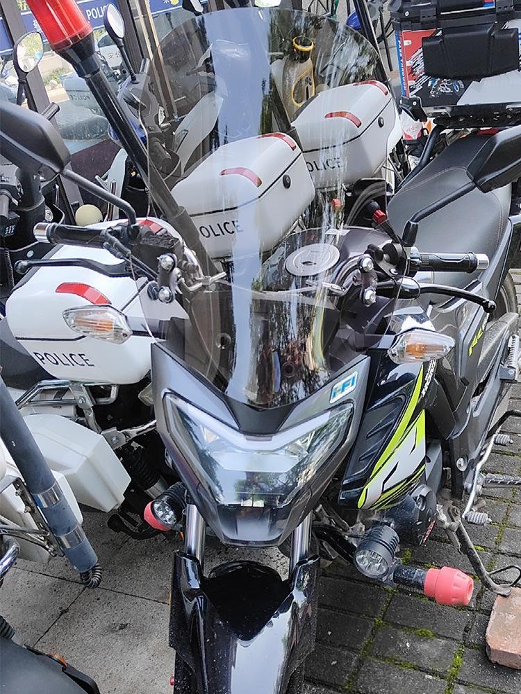 Совместимое ветровое стекло для Haojue DKS, Suzuki, Honda, CB400F, GL и других мотоциклов.