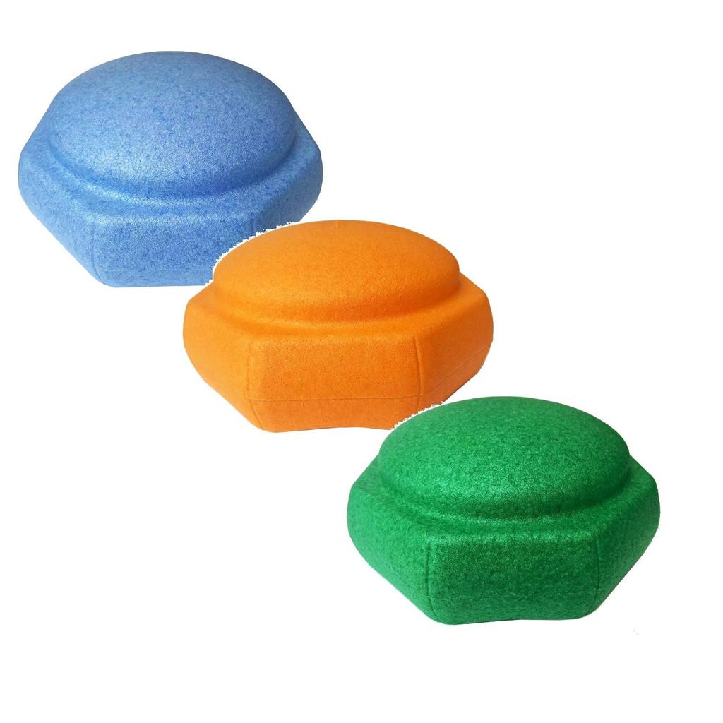 Ступенька для балансировки, нескользящий диаметр 27,5 см, способствует координации и стабильности для детей от 3 лет и старше, балансирующие речные камни