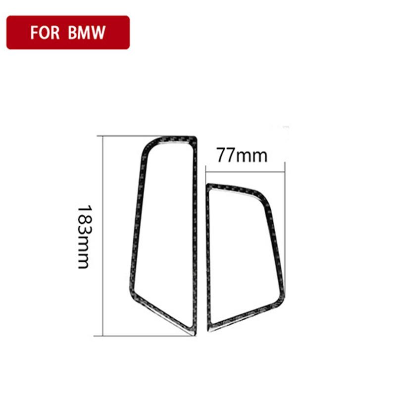 Мягкие наклейки из углеродного волокна на выходе воздуха, накладка, Стайлинг автомобиля для BMW 1 2 3 4 5 7 Series X1 X3 X4 X5 X6 F30 F10 F15 F16 G30