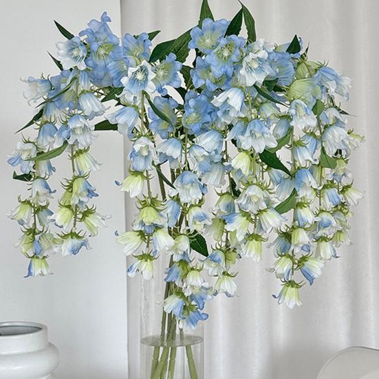 38" Искусственный Ландыш Длинный Стебель Искусственный Шелковый Цветок Букет для Высокой Вазы Искусственные Растения для Дома Свадьбы Вечеринки Дня Рождения Украшения для Дома