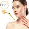 KODY PIERCING 9K Gold L-Shaped Flat Triangle Nose Stud - Quality Piercing