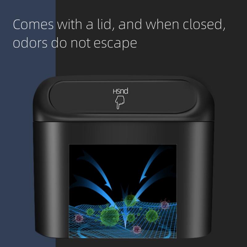 Новый автомобильный портативный мини-мусорный бак, креативный модный подвесной ящик для хранения на двери автомобиля, многофункциональный мусорный мешок, принадлежности для салона автомобиля